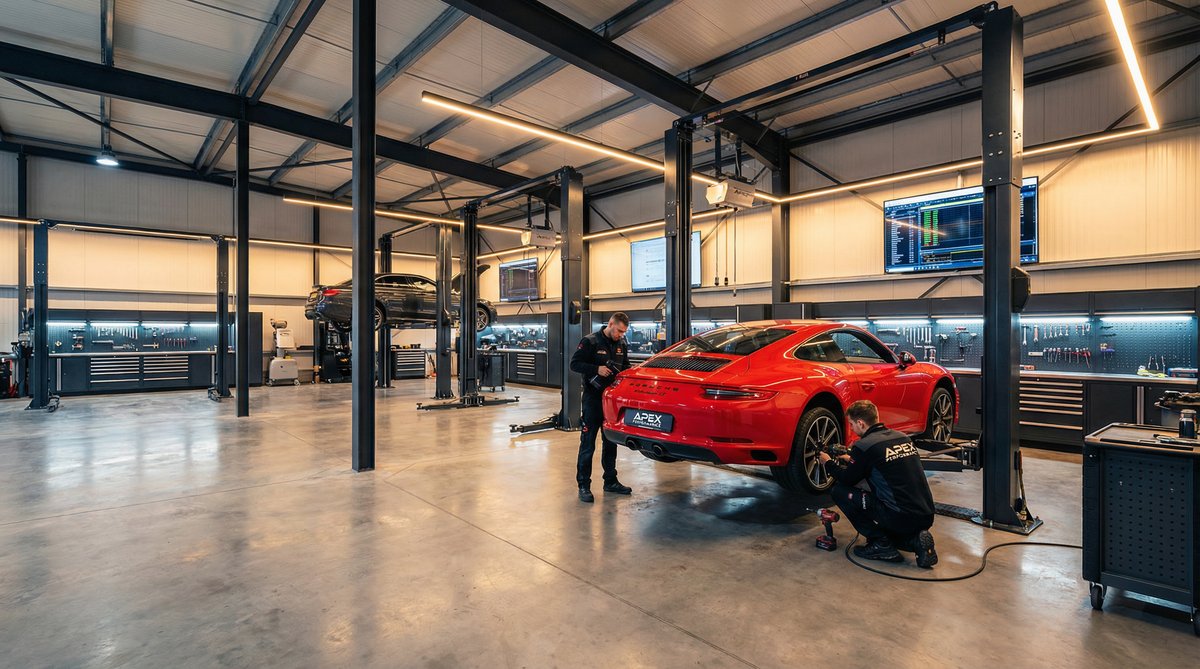 麻豆汽车改装门店实景